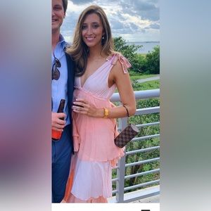 Pitusa tiered maxi dress